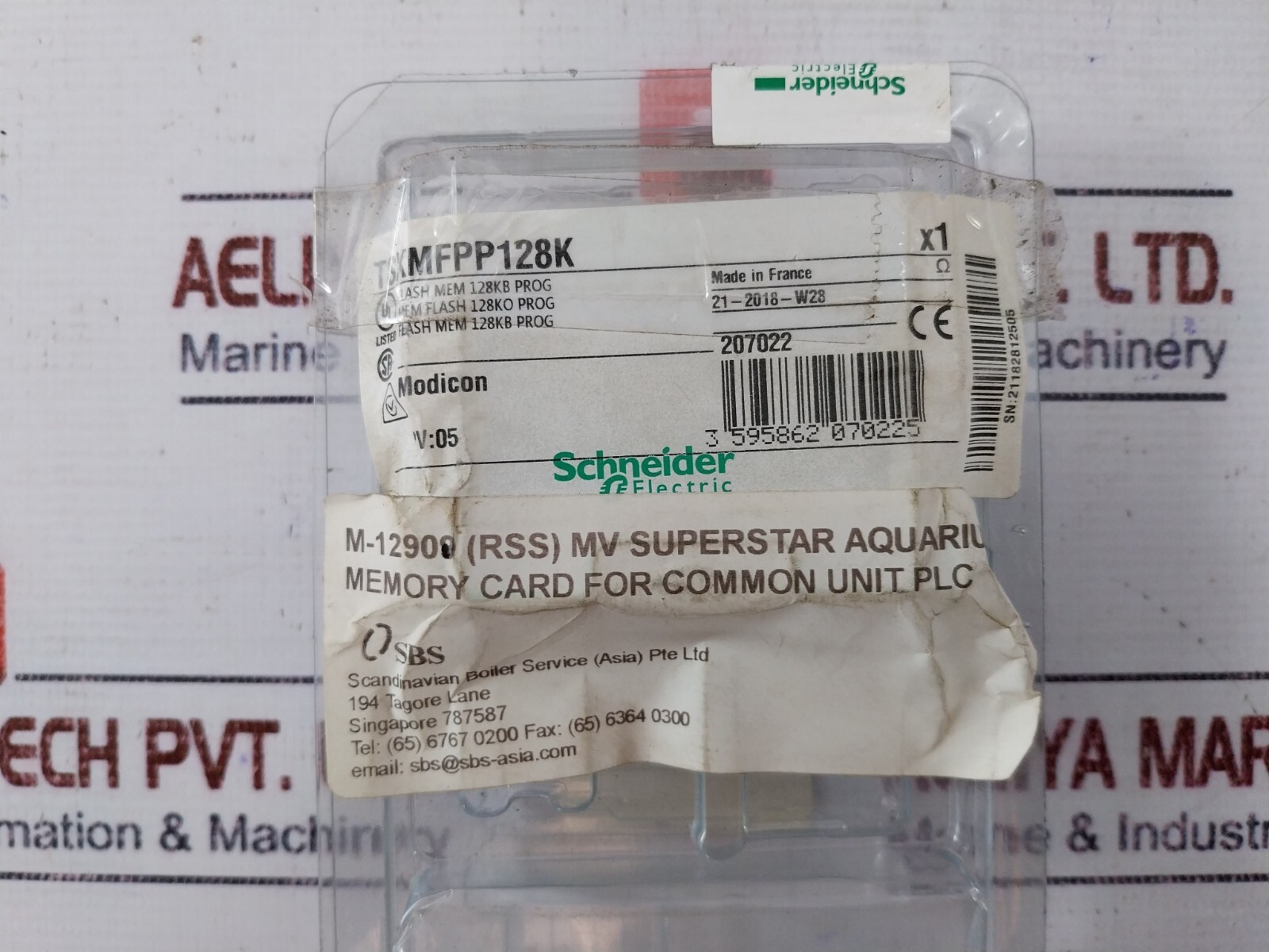 Schneider Electric TSXMFPP128K Memory Card for PLC