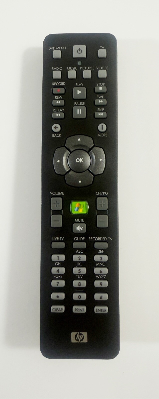 HP Media Center RC6 IR Remote Control for Windows HP P/N 5069-8344 NEW