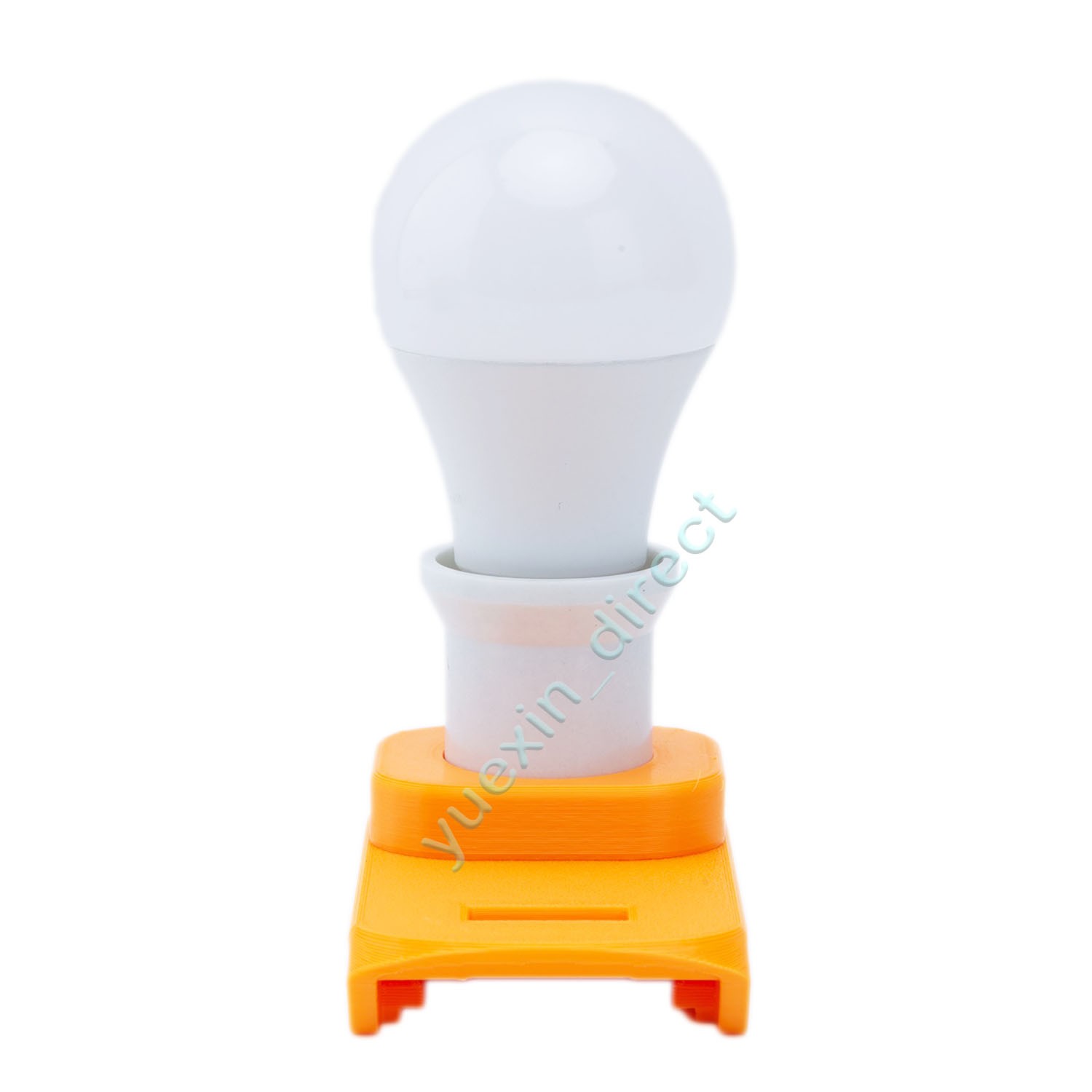 Portable LED Work Light For Dewalt 20V Lithium Battery E27 Bulb Lamp Cordless US