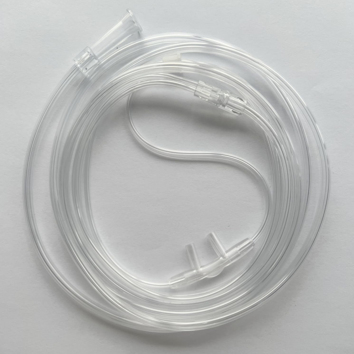 10 Pack HighFlow Soft Nasal Oxygen Cannula, Transparent, Crush Resistant with...