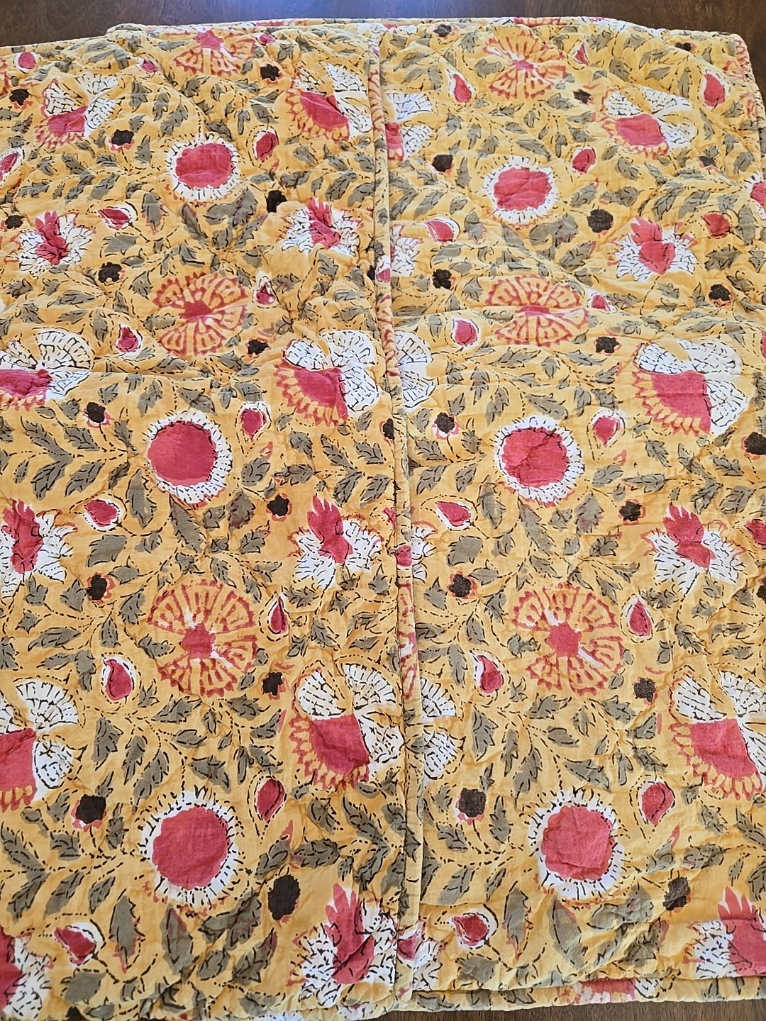 Pottery Barn Set Of 2 Foundations 2014 Reese Quiltex Floral Shams Std 26x20 Rare