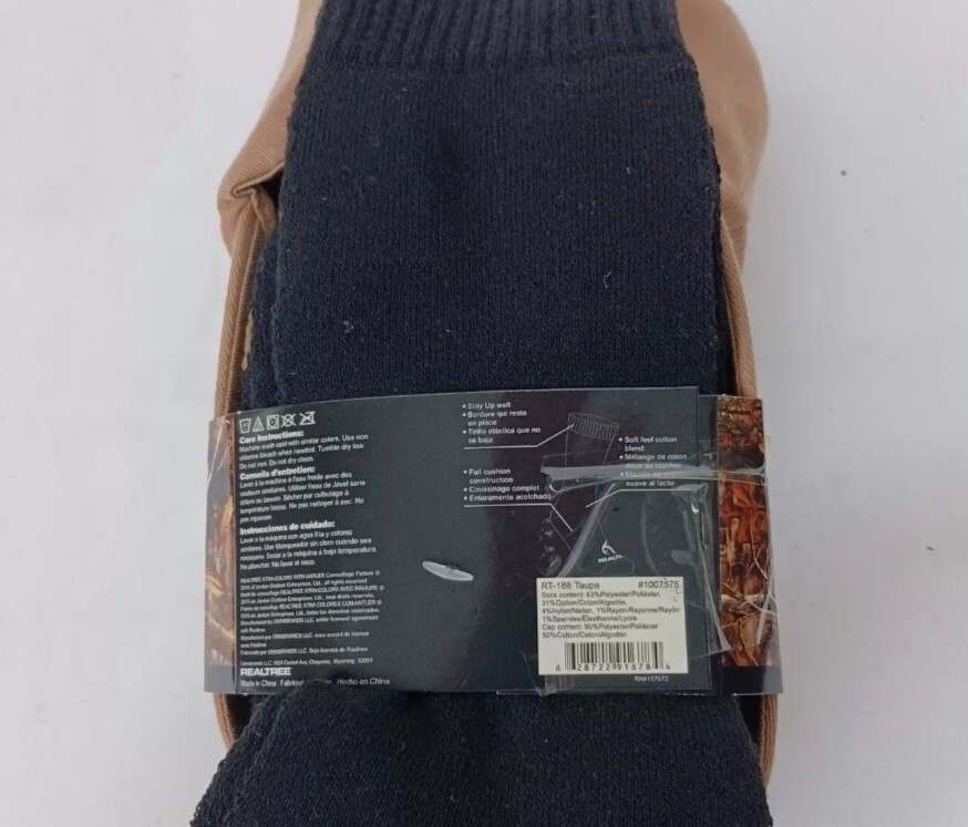 Realtree 3 Pair Sock & Ballcap Combo