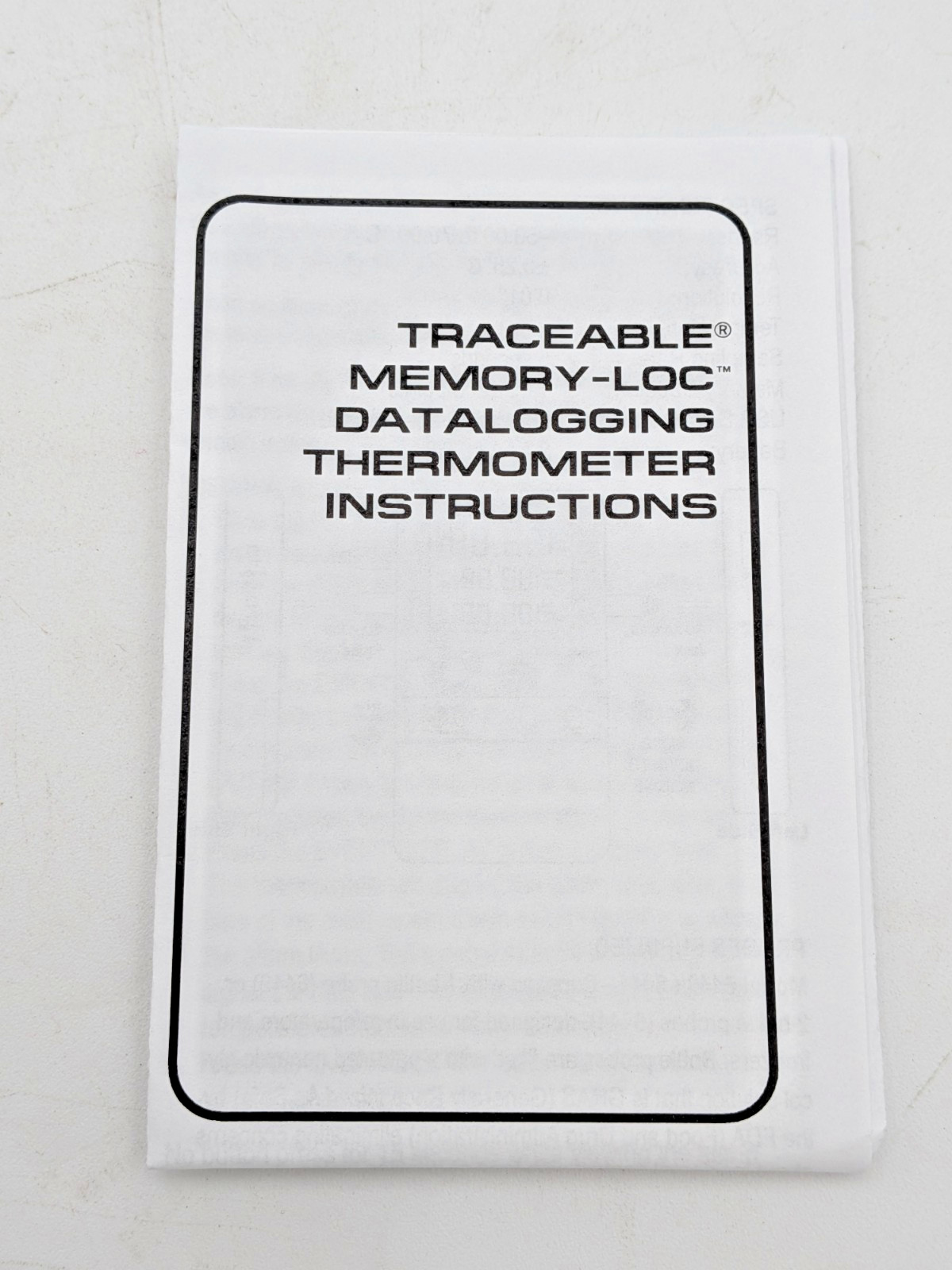Control Co Traceable Memory-Loc 2 Channel Datalogging Thermometer - 6441 33HP72