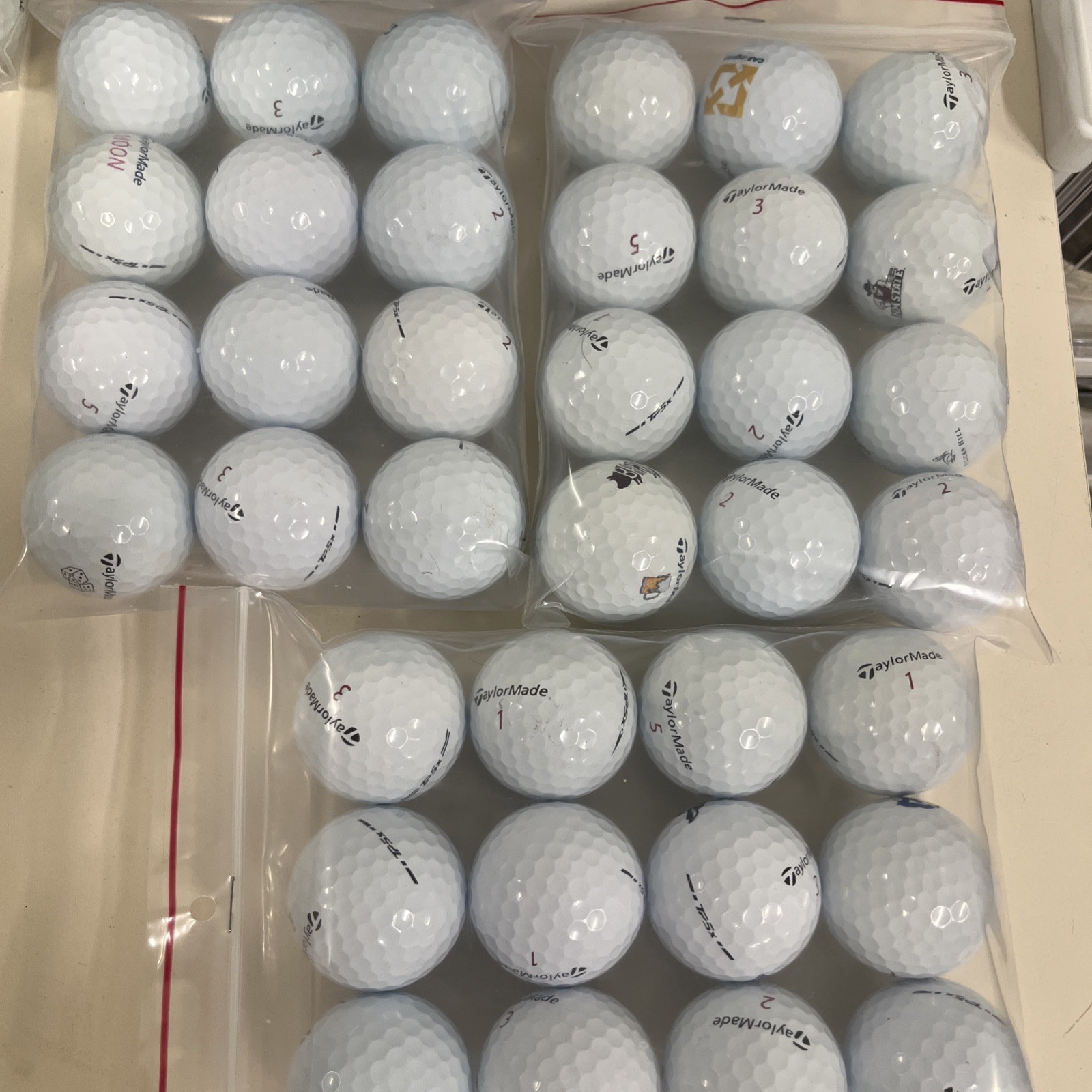 3  DOZEN  5-A TAYLOR MADE TP5X(WHITE) ( 2025) GOLF BALLS
