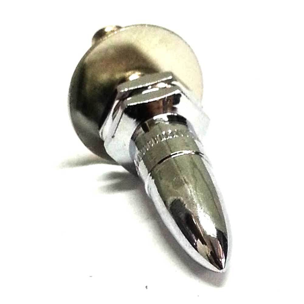 Chrome Metal "Long Spike" Bolt for Harley Seat Mounting Bracket to Fender