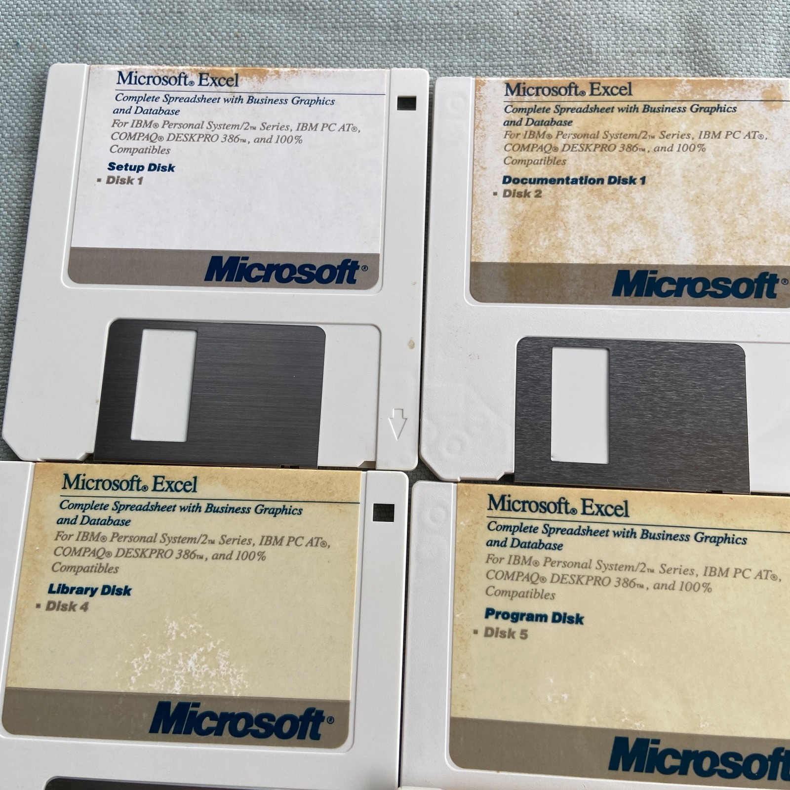 Vintage Software Microsoft Word Excel Powerpoint Windows 3.1 3.11 NT 4.0 Network
