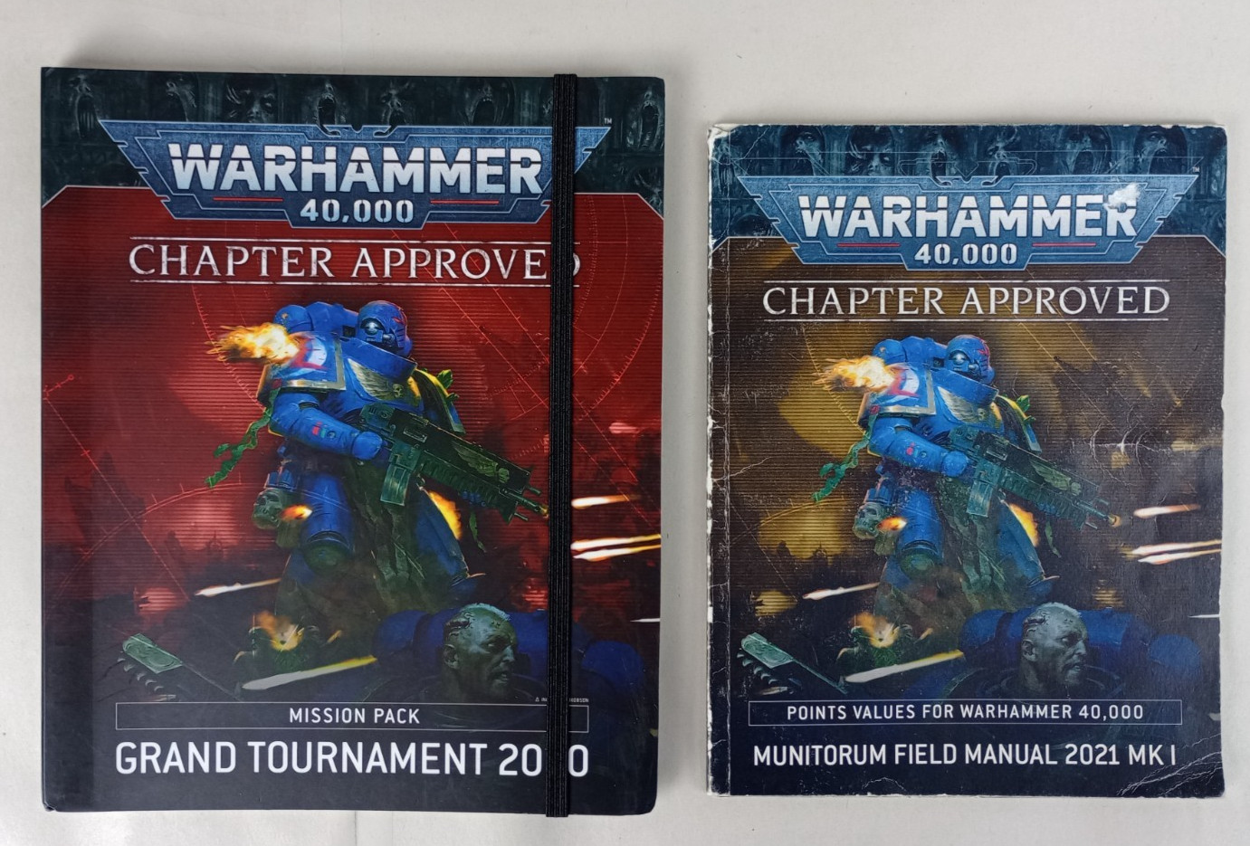 Lot of 2 Warhammer 40K Chapter Approved 2020 Mission 2021 Points Books Manuals