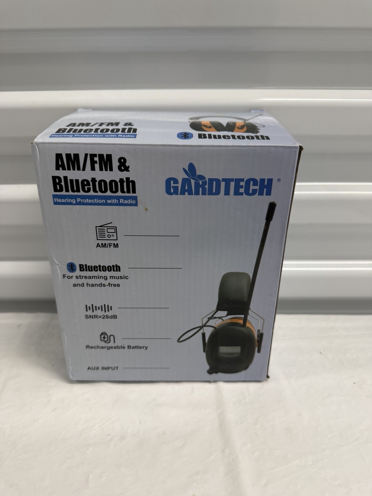 Gardtech AM/FM Bluetooth Hearing Protection Earmuffs Open Box Ships USA