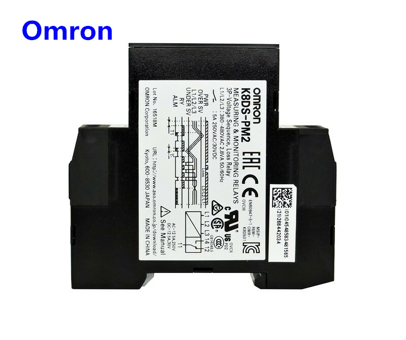 Omron K8DS-PM2 380-480VAC Voltage Monitoring Omron Phase Loss Relay