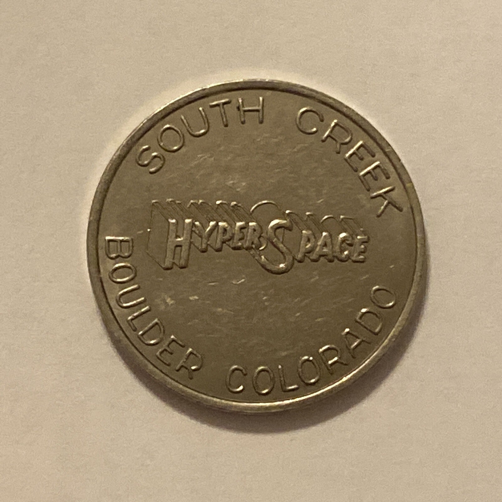 Hyperspace Arcade Token Boulder Coolorado