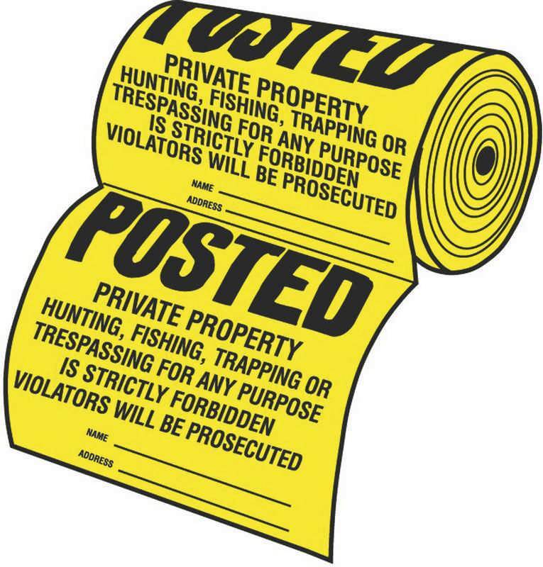 Hy-Ko Products 100-Piece Tyvek Sign Roll Null Yellow