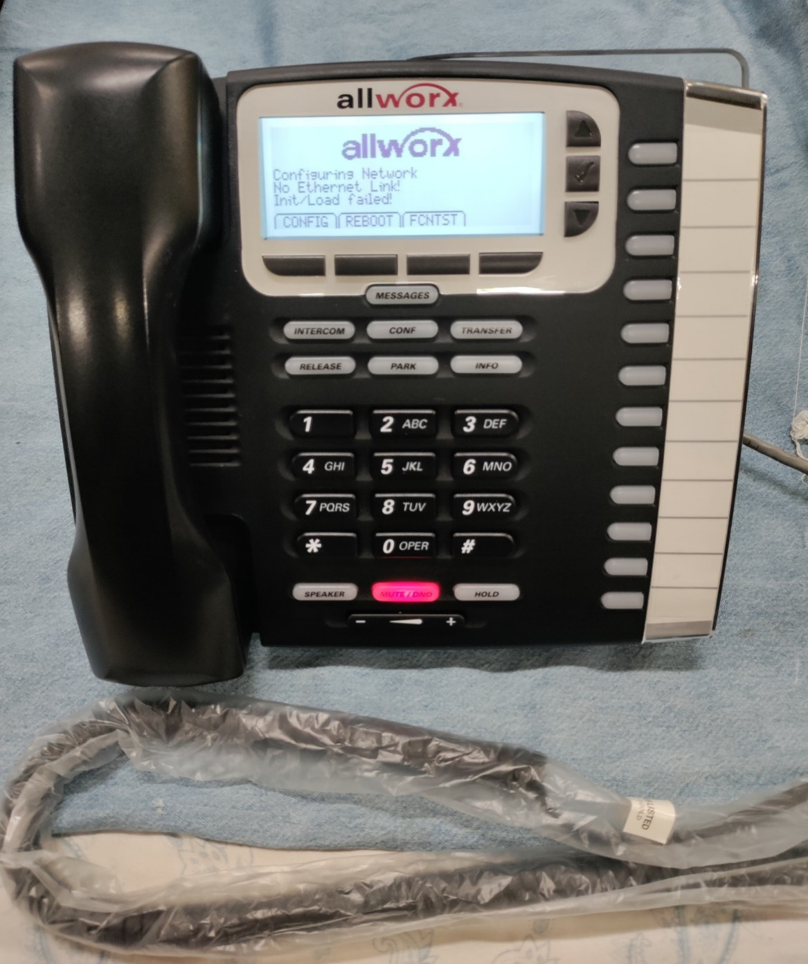 Allworx 9212L Backlit Voip IP desk set, cleaned, tested, defaulted, warranty.