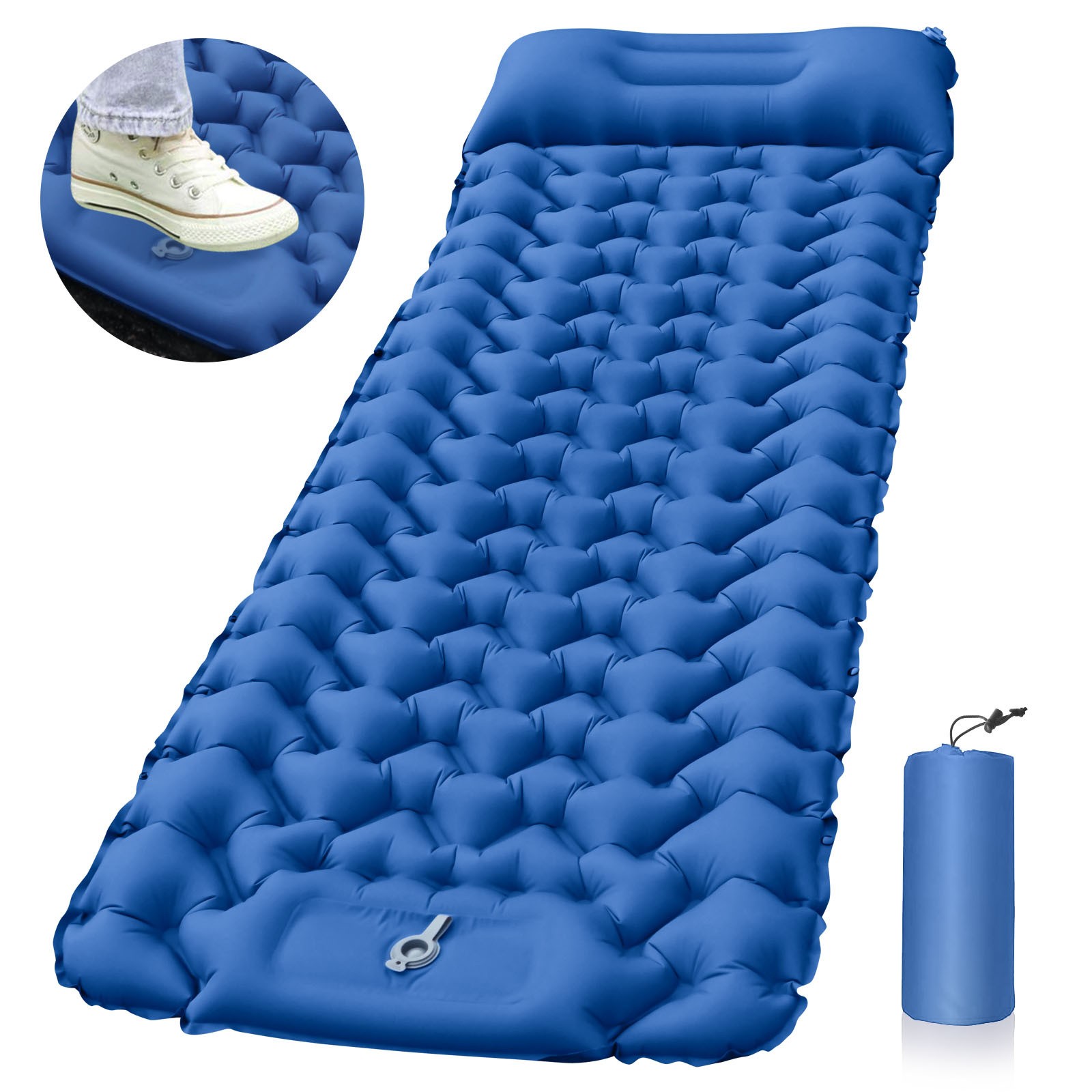 INFLATOR FOR INFLATABLES Camping Mattress Sleeping CAMPING BED MATTRESS Hiking