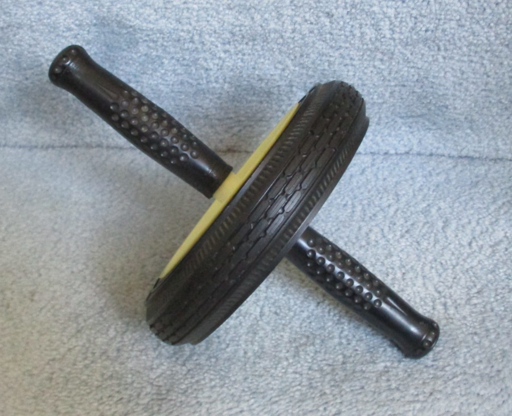 Vintage Exercise Wheel Roller for Abs Workout