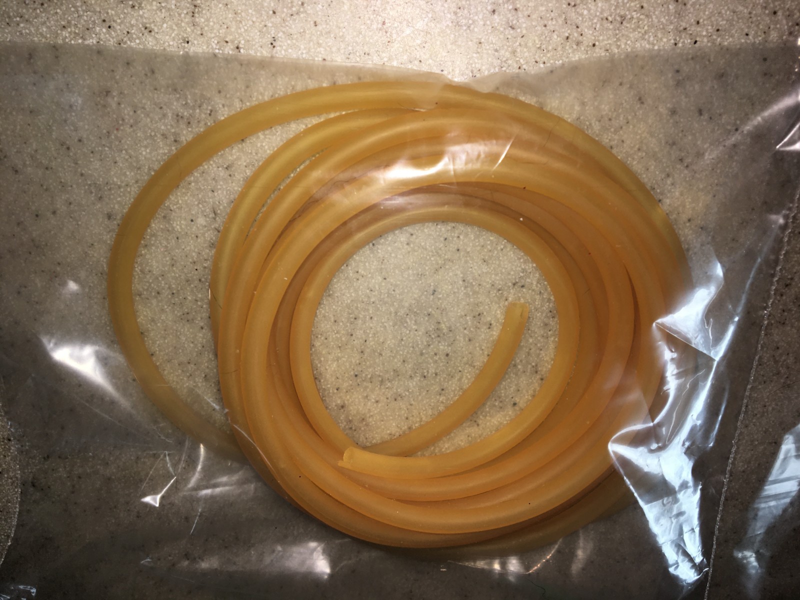 9 foot Natural Latex Rubber Surgical Tubing 1/8" ID x 1/32" wall *sling shot