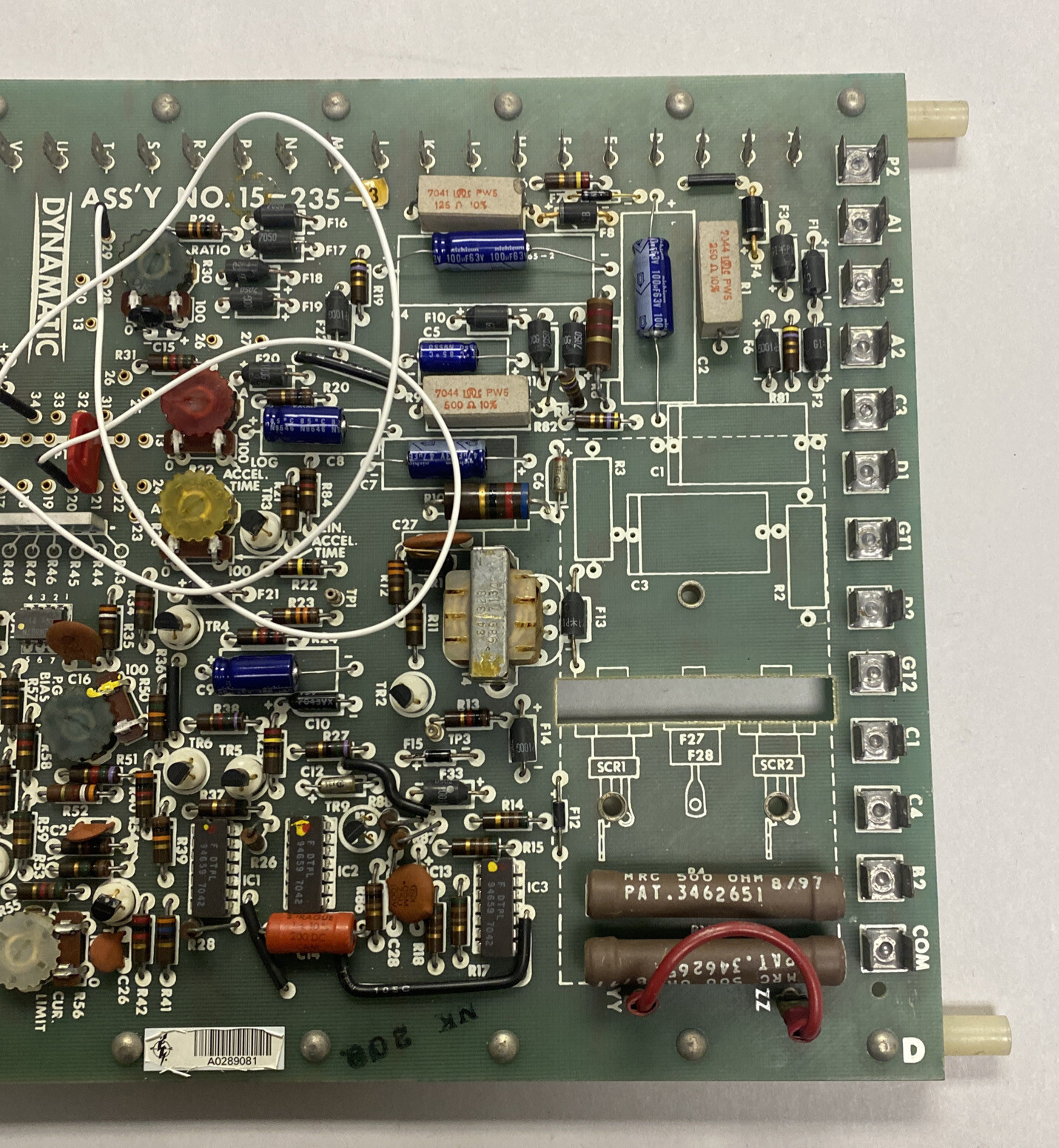 EATON DYNAMATIC,15-235-3 / 70-47-110, CONTROL PC BOARD