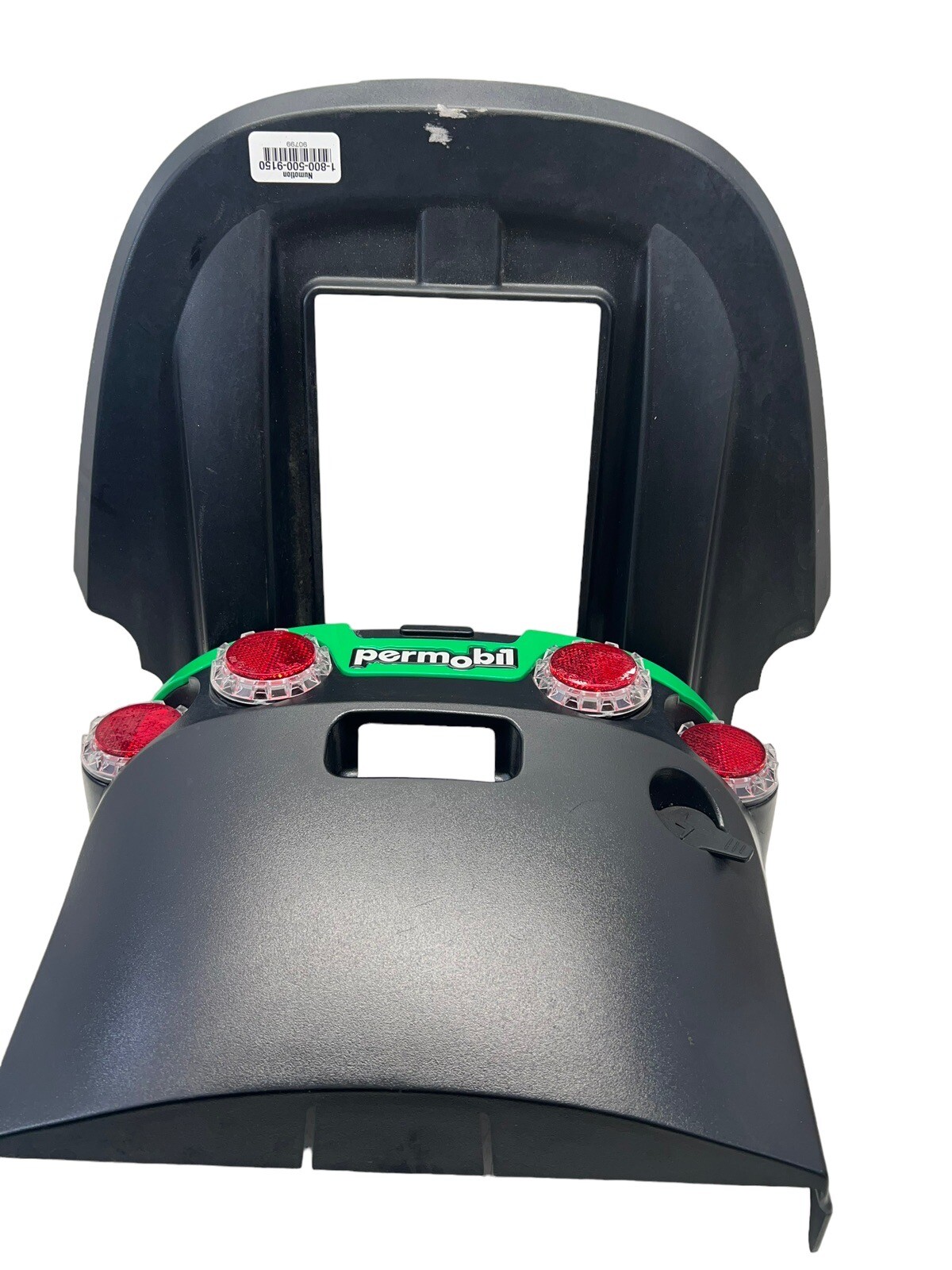 Permobil F3 M3 Wheelchair Rear & Top Shroud Battery Cover With Reflectors GREEN