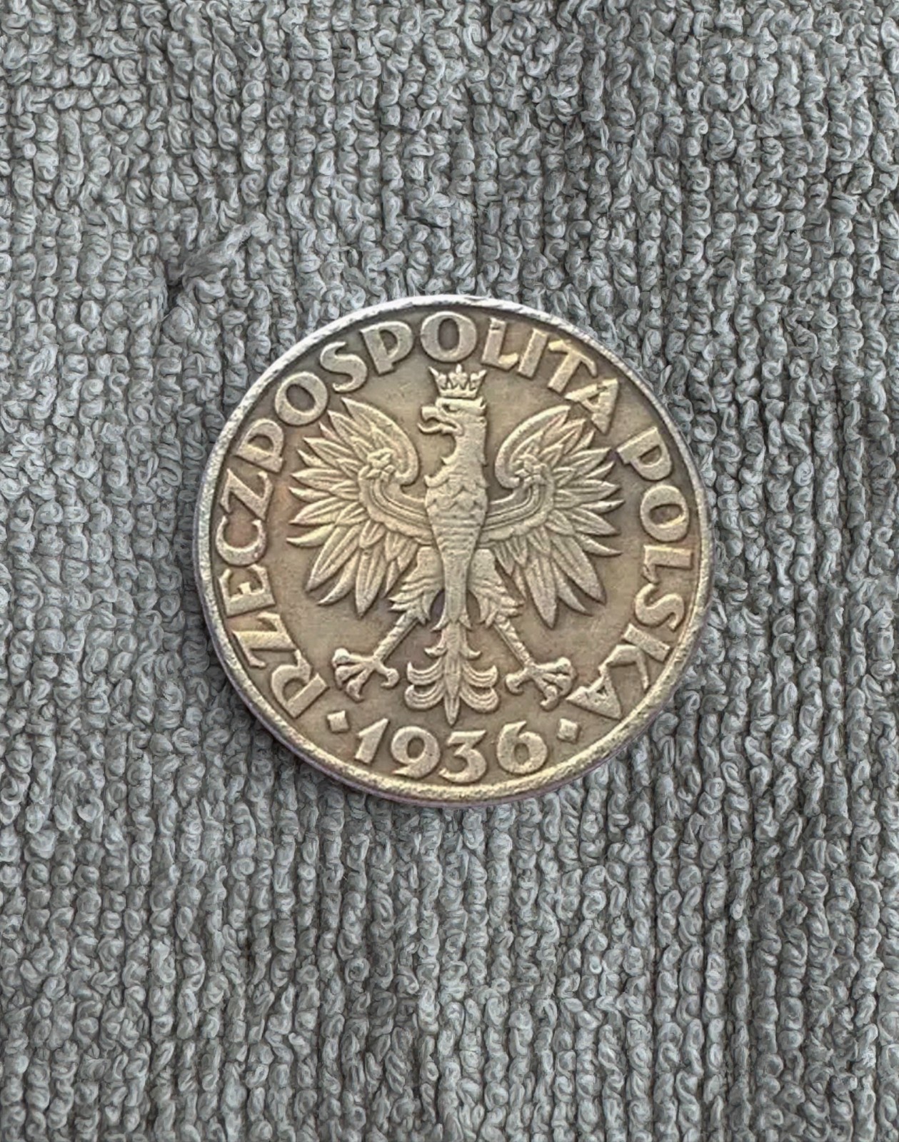 1936 Poland 5 Zlotych (Proba)