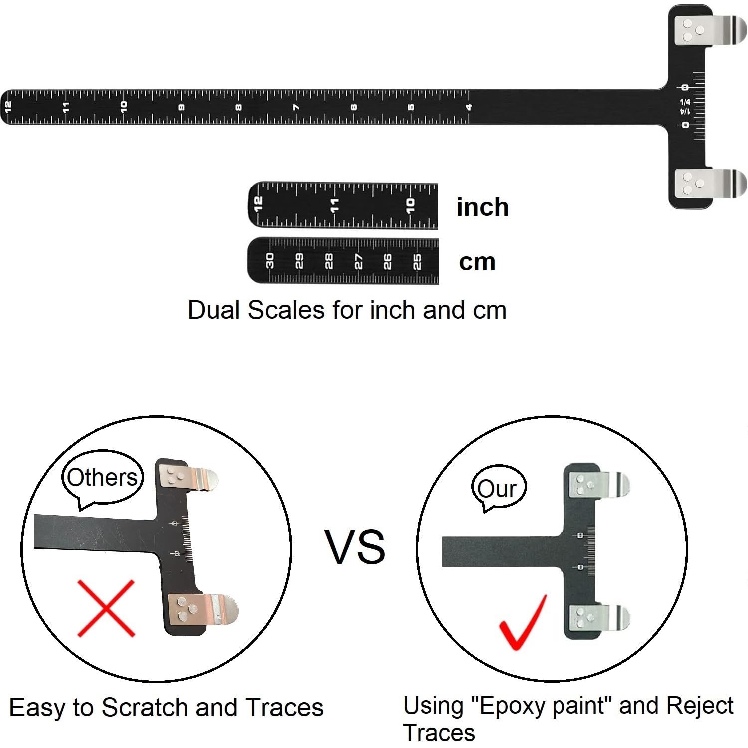 Archery Bow String Nocking Points Set with T Square Ruler Nocking Buc