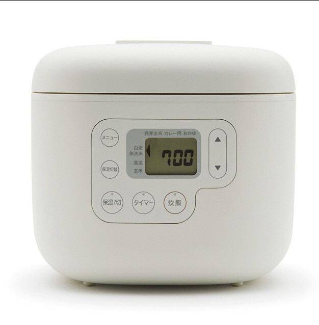 New MUJI Rice Cooker With Rice Paddle Rest - 3 cups MJ-RC3A 　
