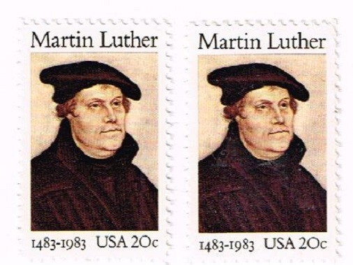 Pick 1 pair of stamps: Martin Luther/US Naval Academy/Military Women