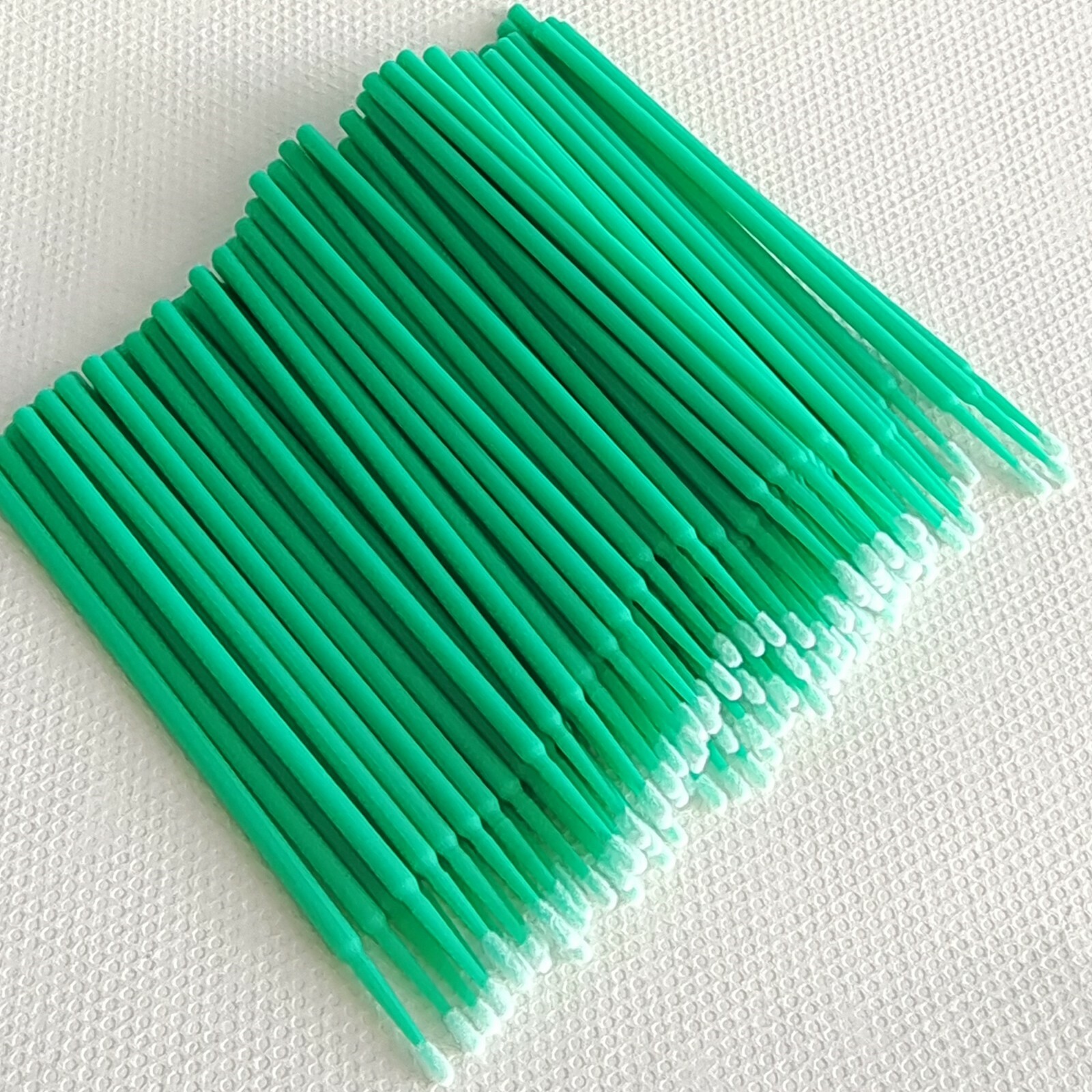 Dental Disposable Micro Applicator Brush Bendable Makeup Eyelash Brushes Green