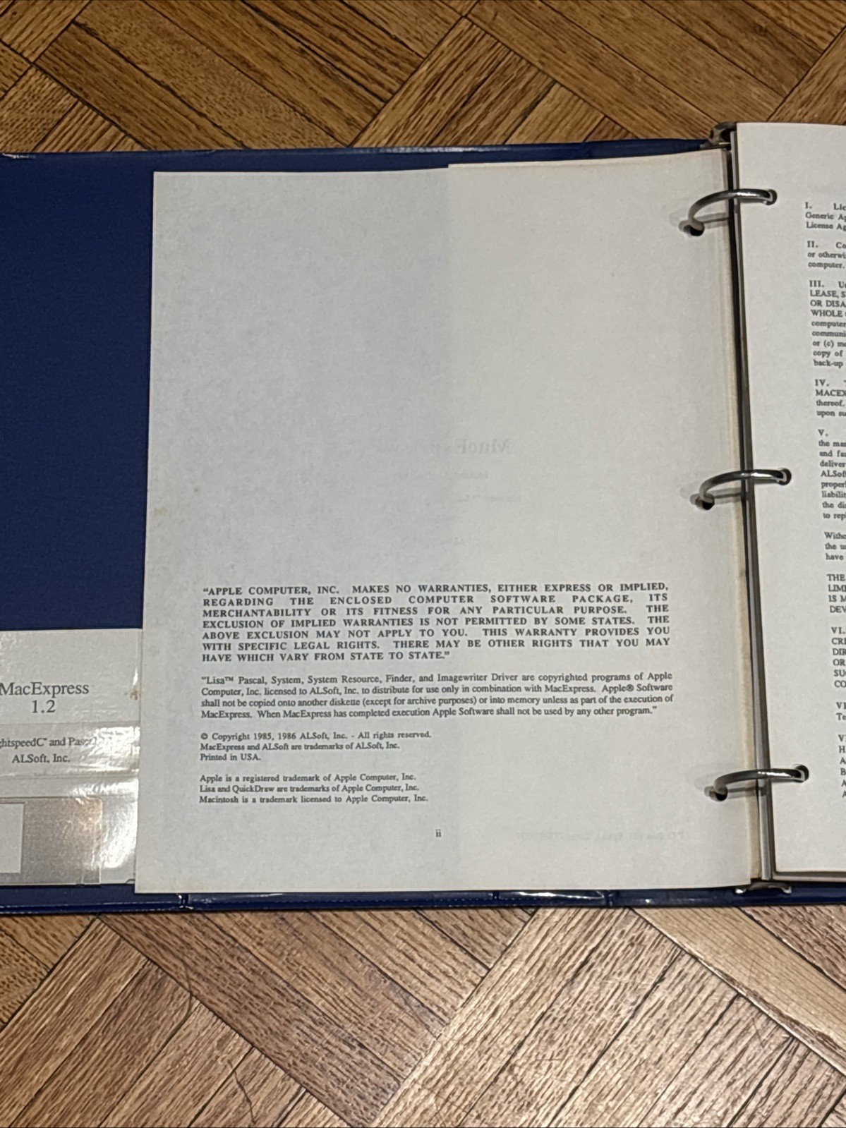 Vintage MacExpress 1.2 Macintosh Software Development Tool + Manual 3.5” Floppy