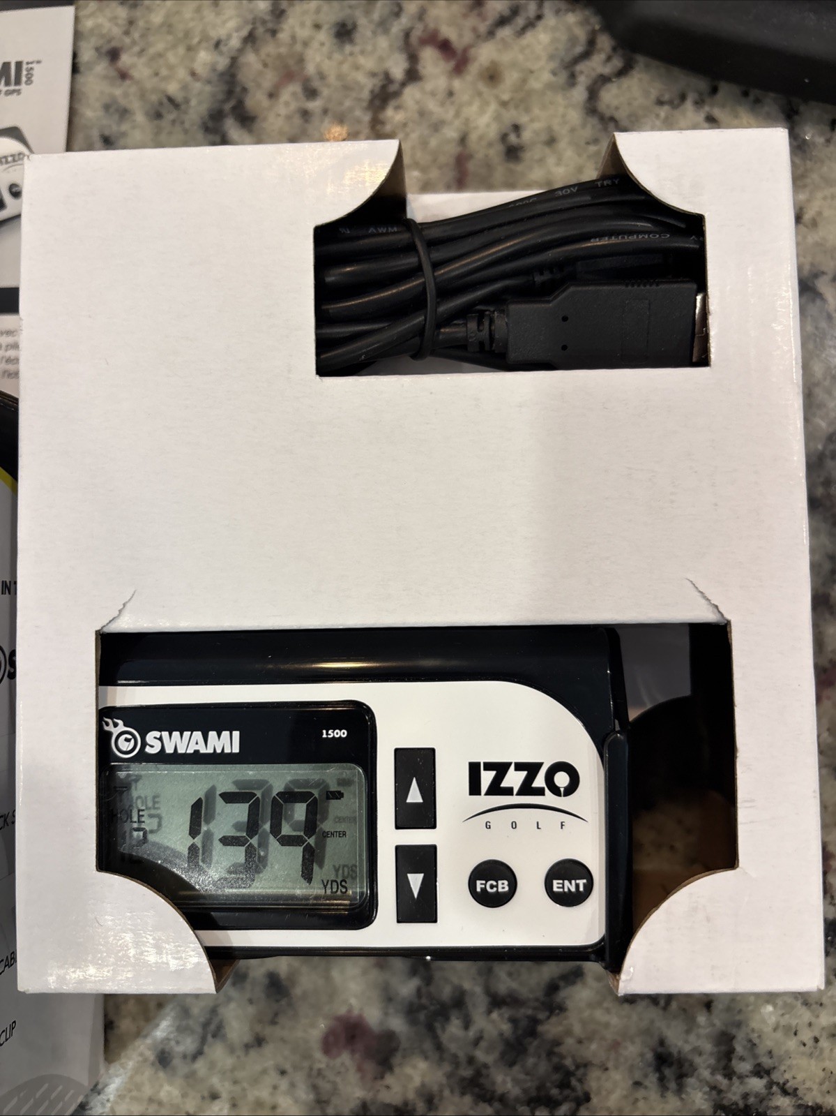Swami GOlf GPS 1500 by IZZO Preloaded With Quick Guide
