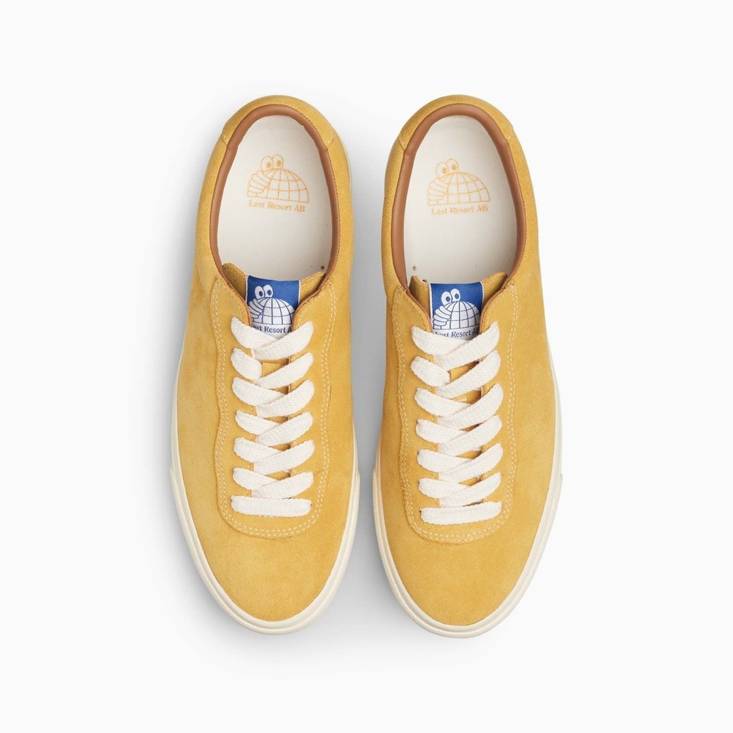 Brand New Last Resort AB VM001 Lo Suede Mustard Yellow/White
