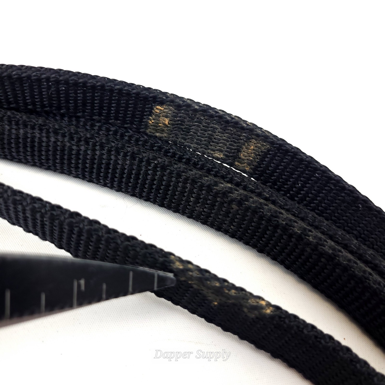 Weaver Leather Reins Split Black Maui Overlay