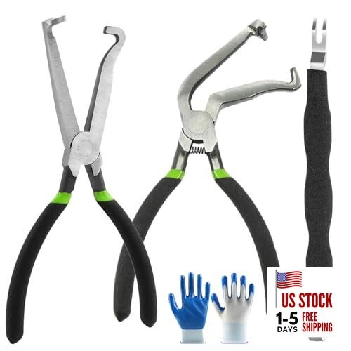 3PCS 37960 37980 Electrical Disconnect Pliers for Cars 60 Degree Automotive