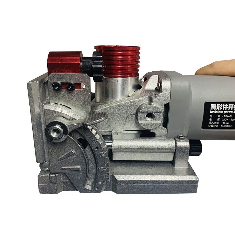 Woodworking Slotting Machine Angle Adjustable Non-hole Splicing Slotting Machine