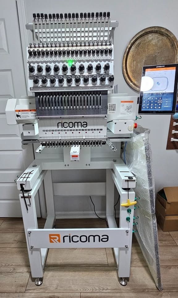 COMPLETE RICOMA TURNKEY COMMERCIAL EMBROIDERY SOLUTION