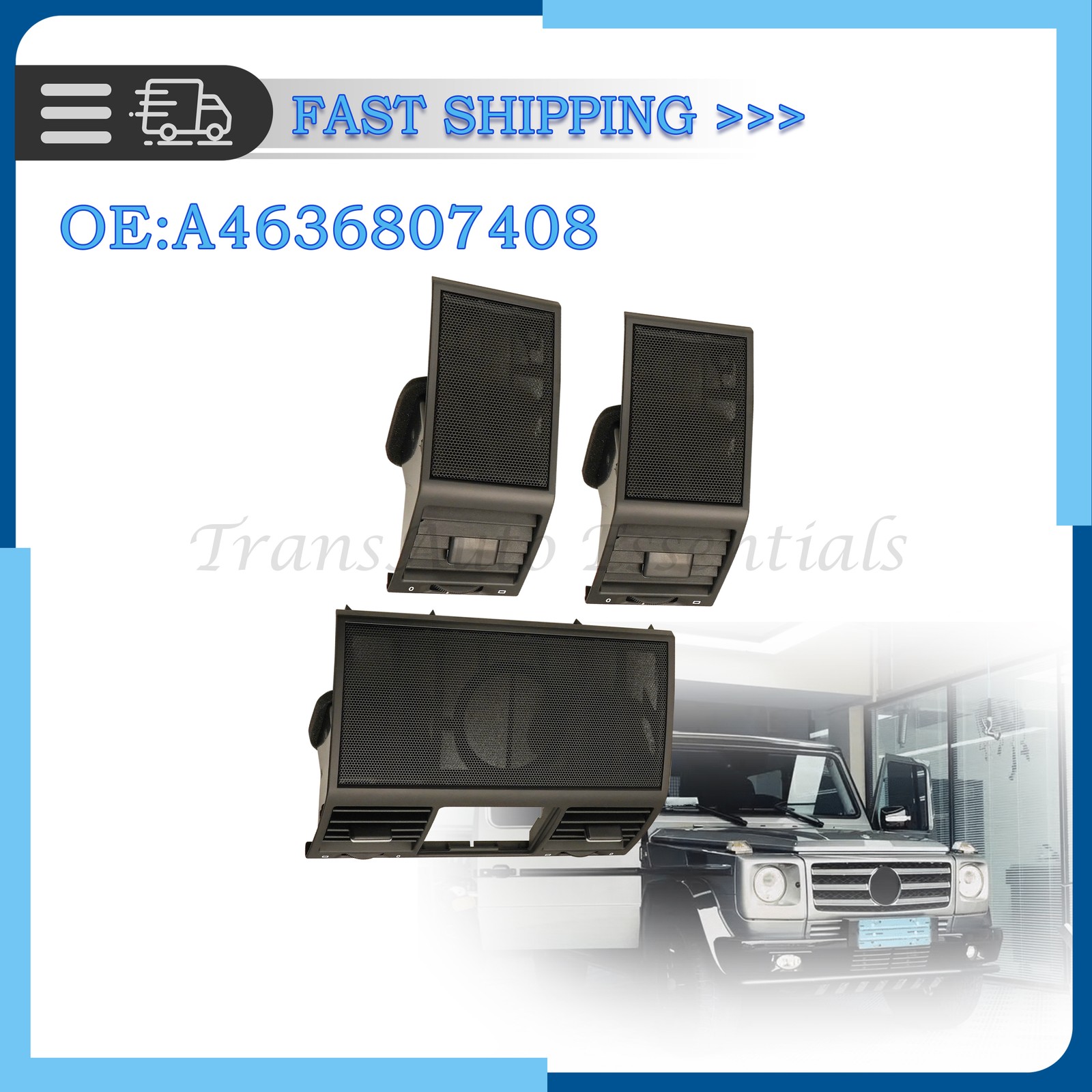 NEW 3PCS A/C Air Vent Grille Cover Fit Mercedes-Benz W463 G-Class G500 04-12 US