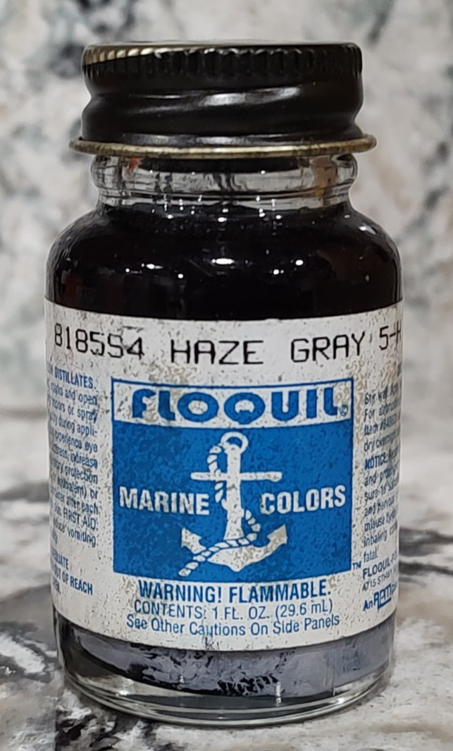 FLOQUIL MARINE COLORS MODEL PAINT 1oz 1 OUNCE - HAZE GRAY