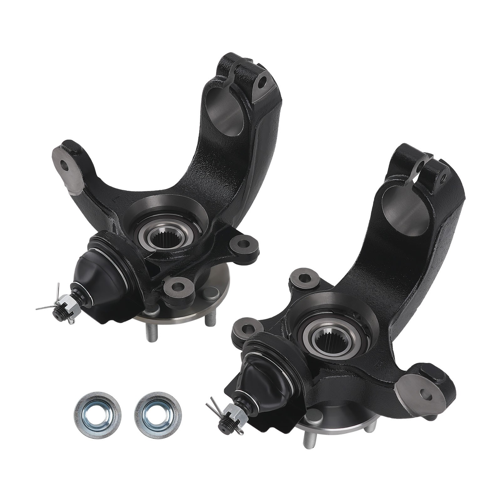 Front Hub Bearing & Knuckle Assembly Pair for Ford Transit Connect 10-13 698-467