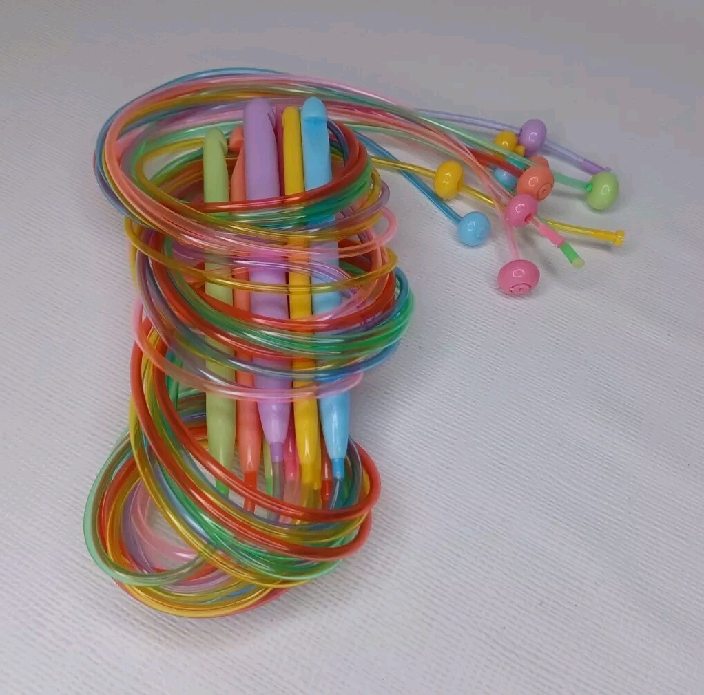Beginner Circular Knitting Needle Set Plastic Needles