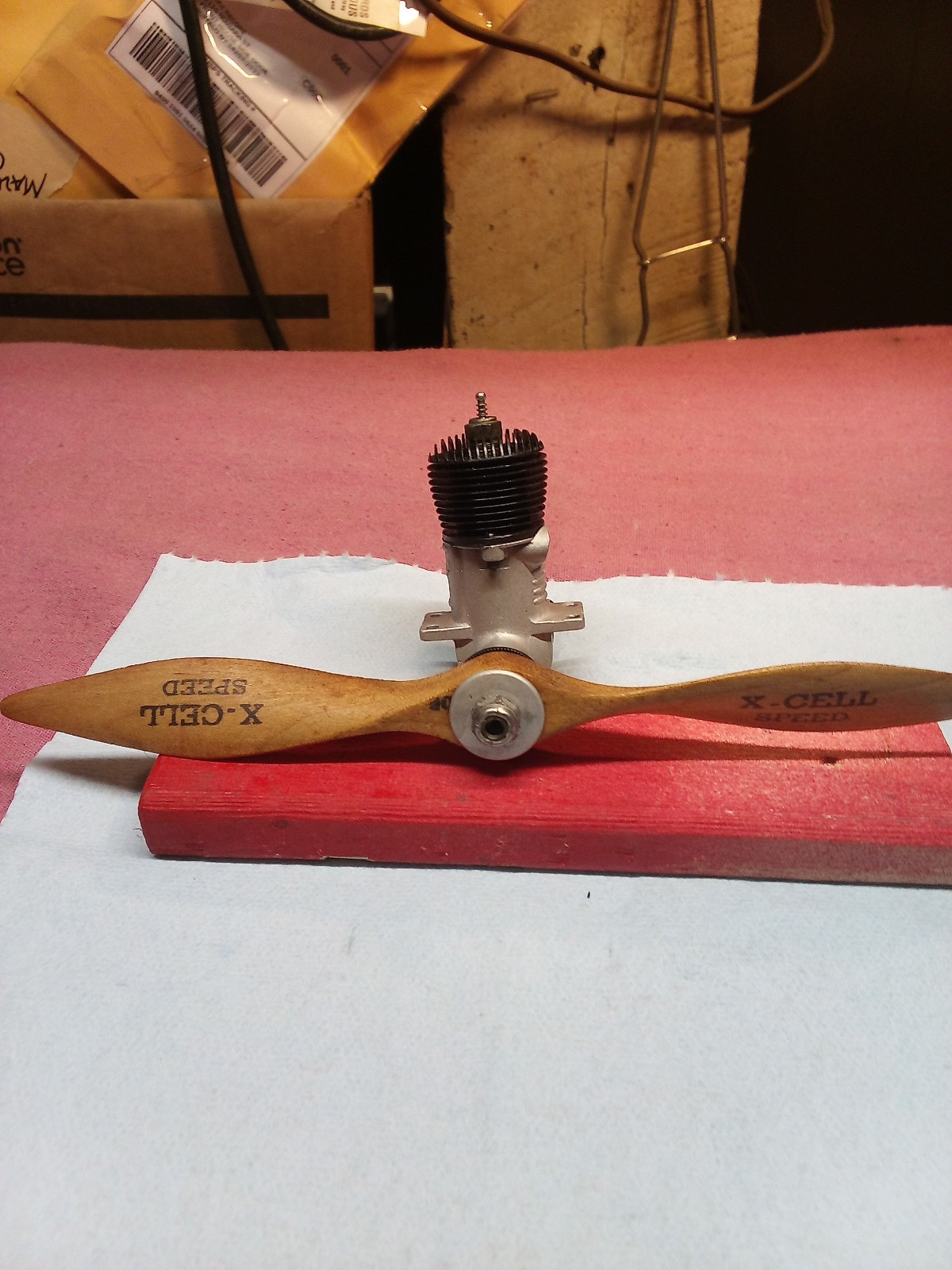 Vintage Bantam Model Airplane Engine From The 40's