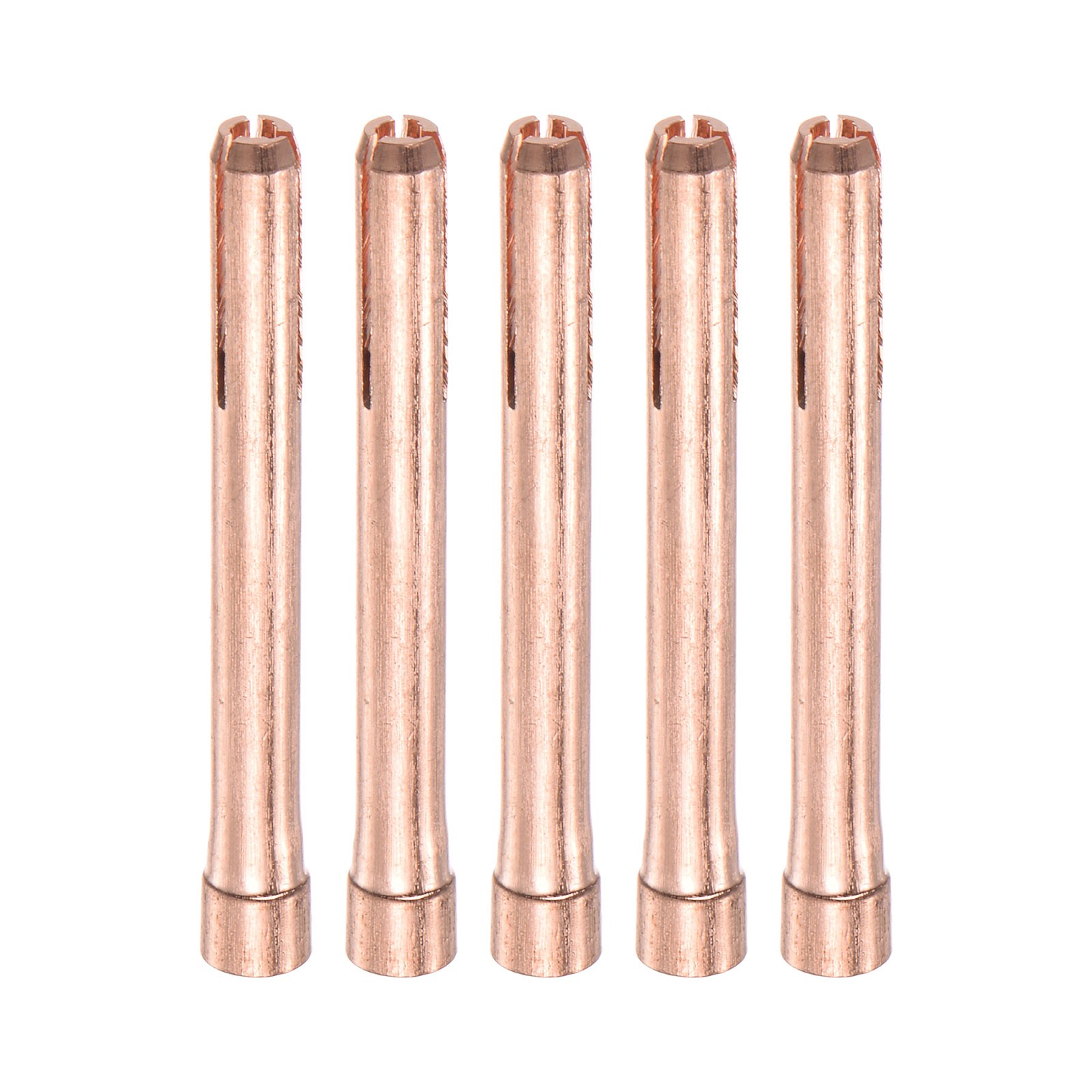 5pcs TIG Collet 2.4x50mm Stubby Collet Tungsten Electrode Collet Tips