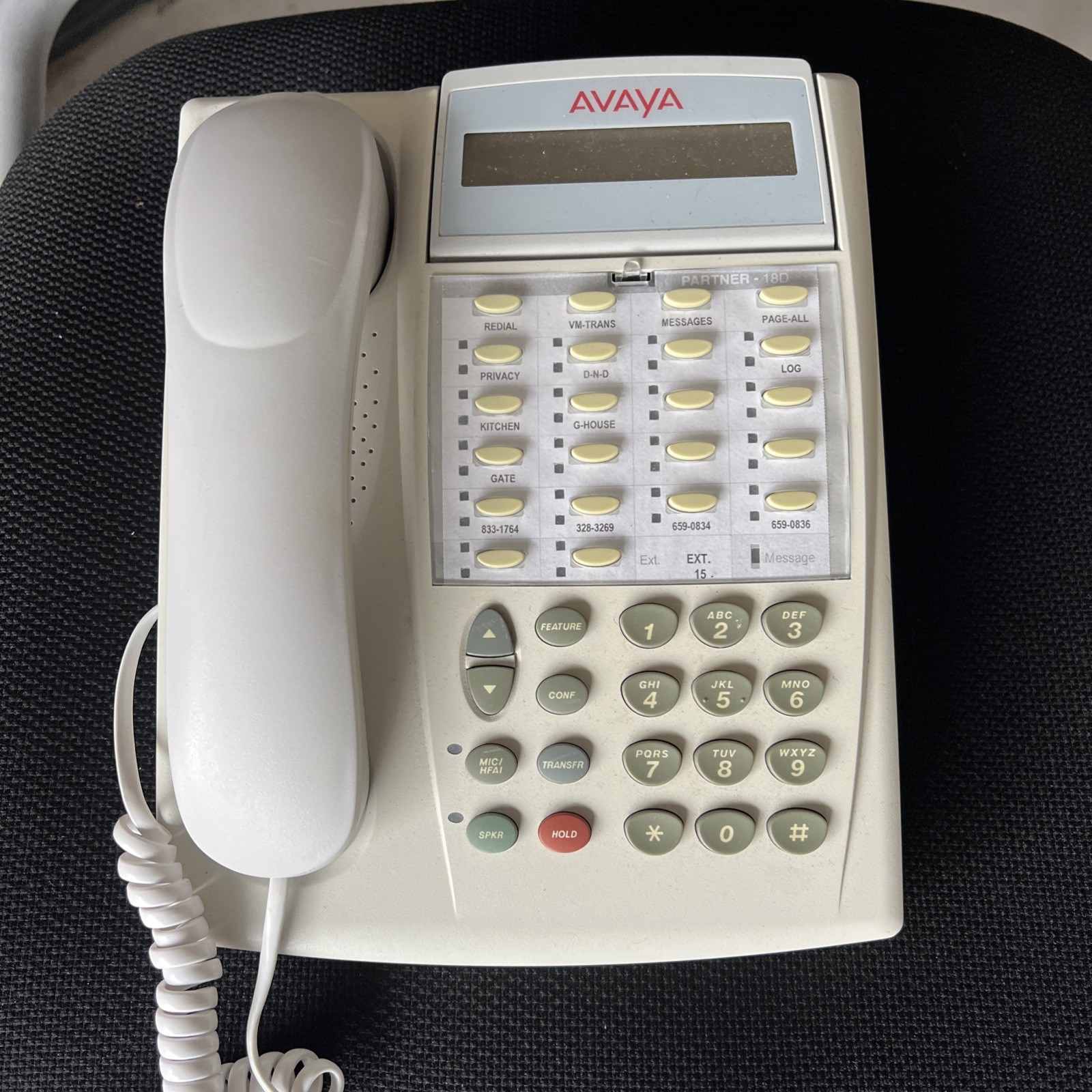 Avaya Partner 18D Display Telephone Series & Stand