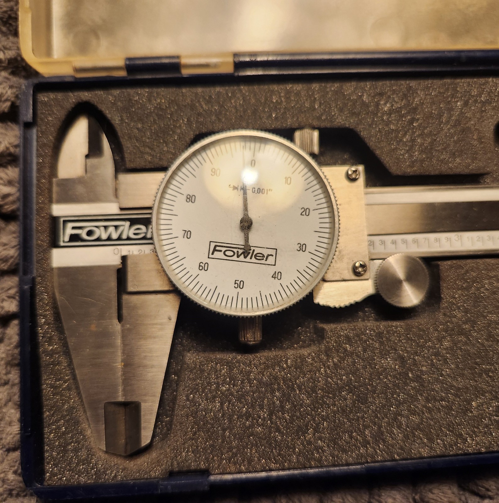 Fowler Dial Caliper 0-6 Inch/150mm 0.001" Precision Measuring Tool