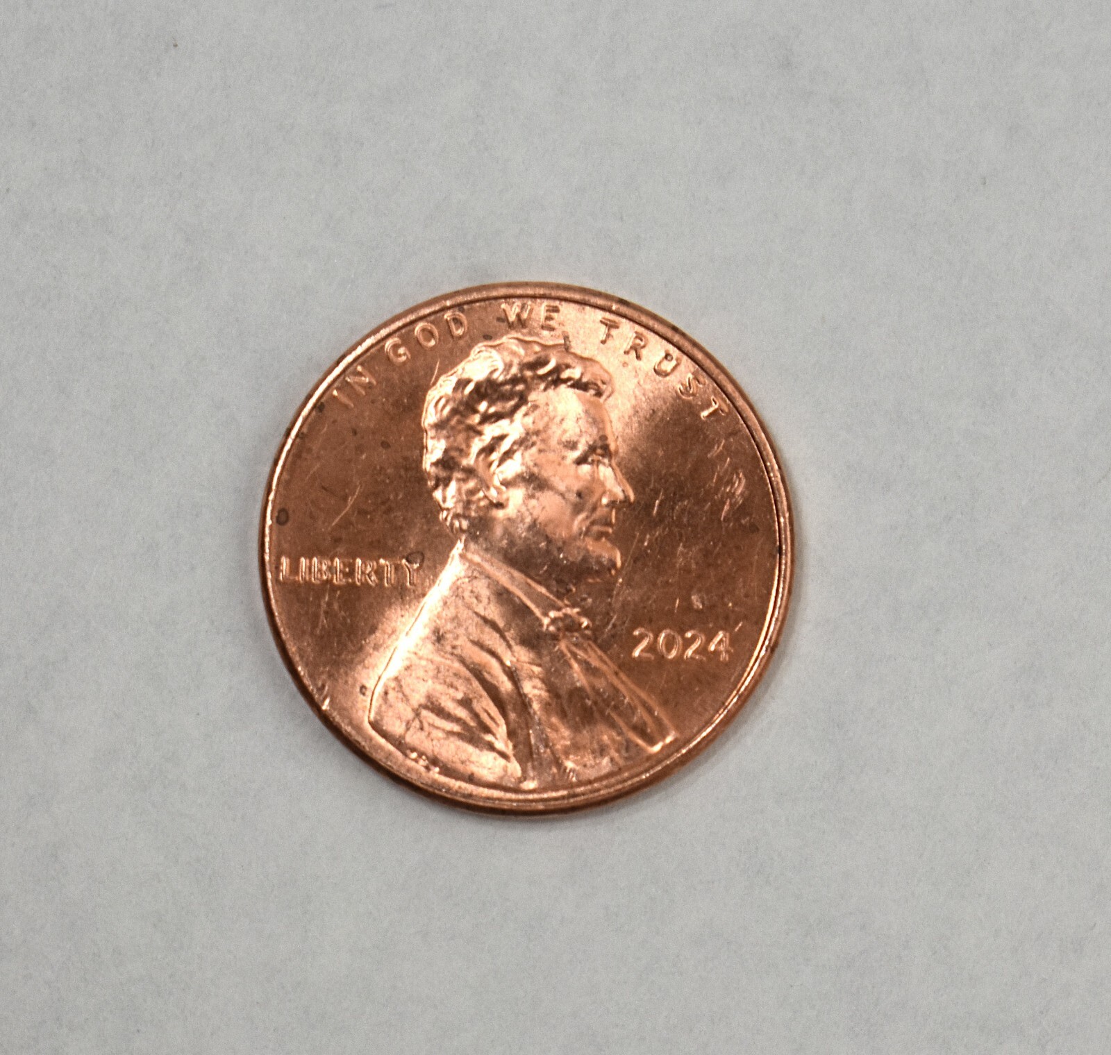 2024 P Lincoln Penny Die Break Error with Double Die Obverse and Reverse Mule