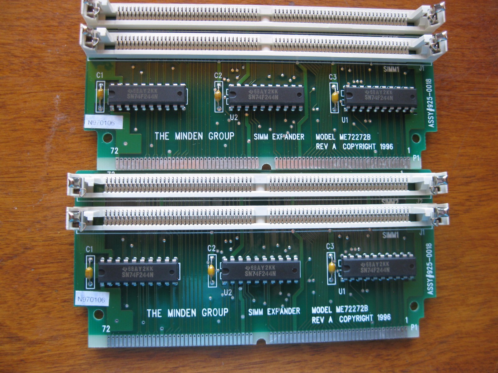 Simmexpander ME72272B Memory Module Risers BRAND NEW