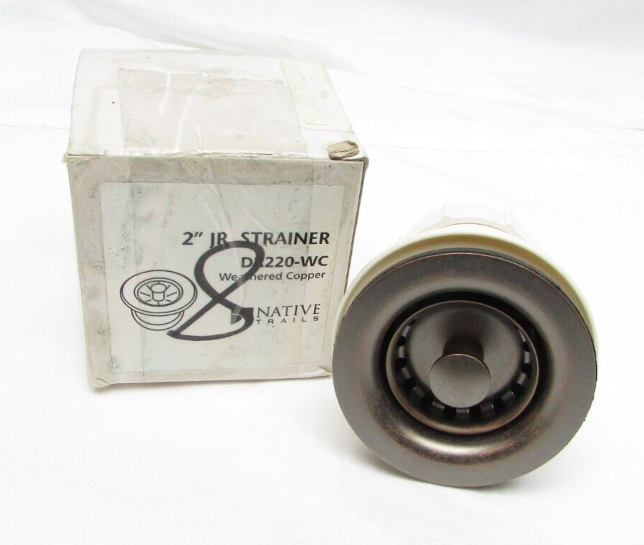 Native Trails 2" Weathered Copper Jr. Strainer No. DR220-WC