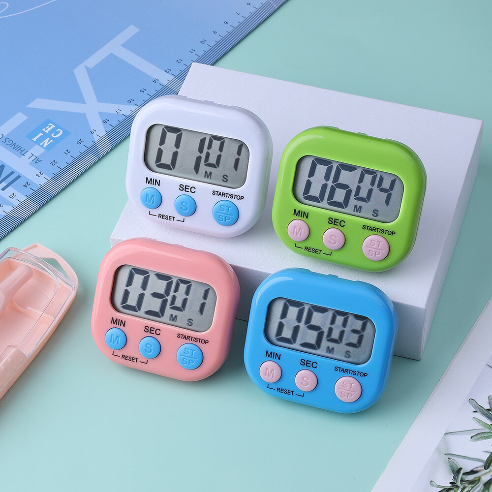 Timer Kitchen Study Work Exercise Excellent timing Reminder small square timer