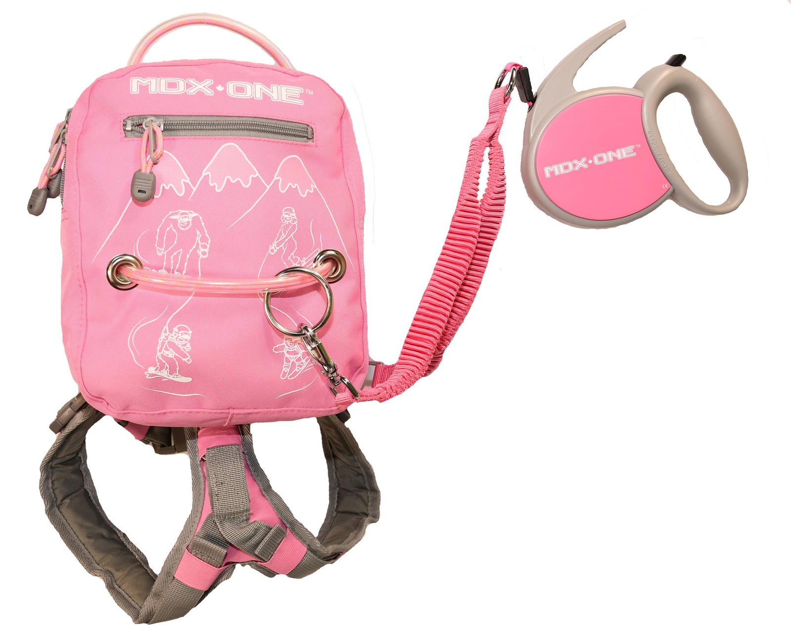 MDXONE Kids Ski & Snowboard Harness Trainer – Retractable Leash Shock Bunge...