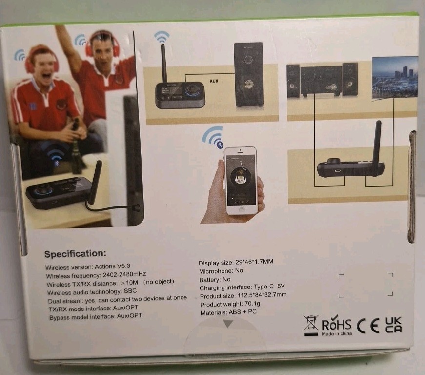 3 In 1 Audio Streaming Box BT17 Audio Streaming Box 5.3 Version (Open Box)