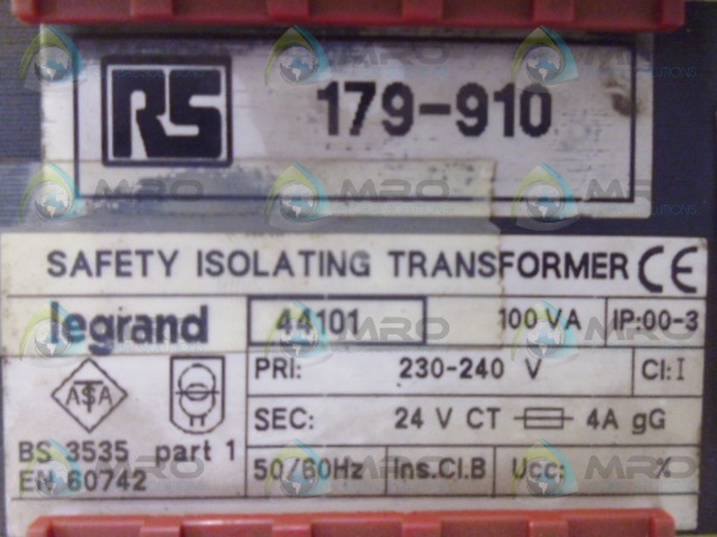LEGRAND 44101 TRANSFORMER NSNP