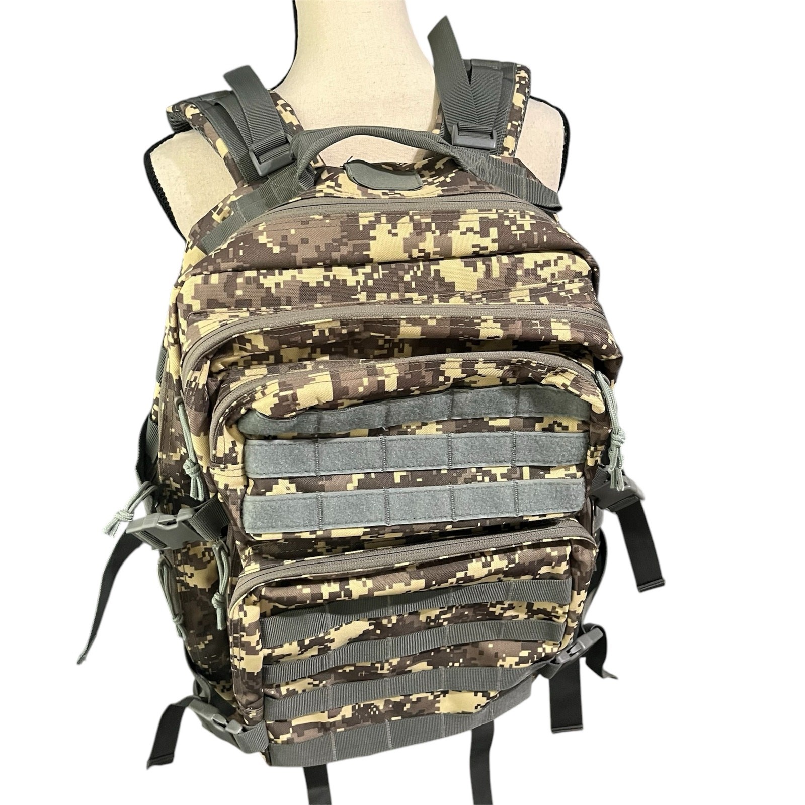 Pathology Green Brown Tan Military Camo Crossfit Backpack Gym Bag Outdoors