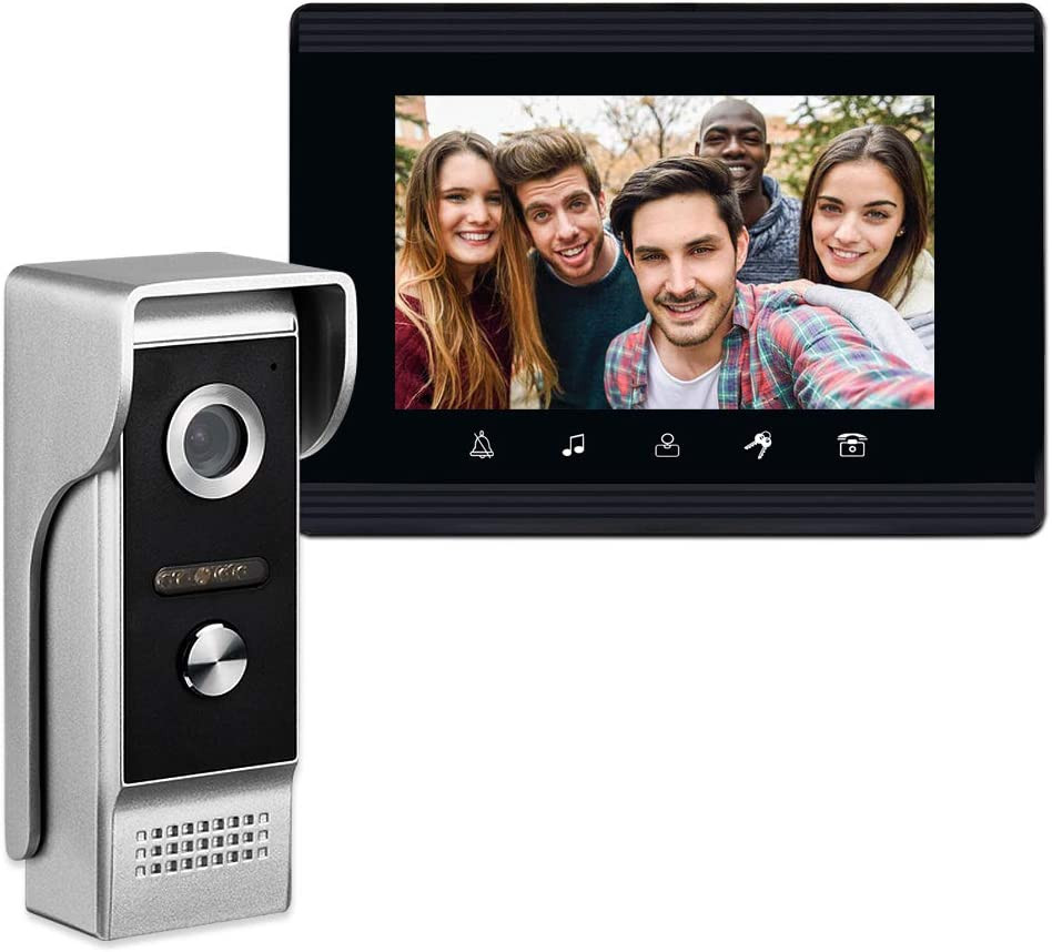 Timbre Con Camara Para La Puerta De La Casa Inalambrico Con Pantalla Telefono